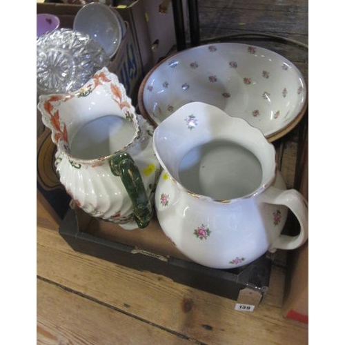 139 - MATCHING WASH BOWL AND TWO OTHERS