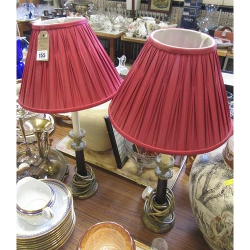 155 - PAIR OF TABLE LAMPS