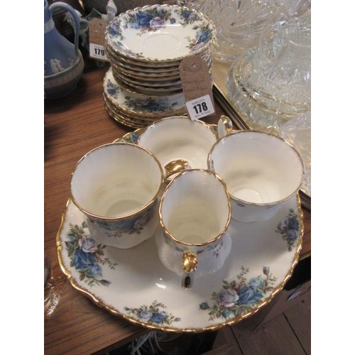 178 - QUANTITY OF ROYAL ALBERT 'MOONLIT ROSE' SERVICE