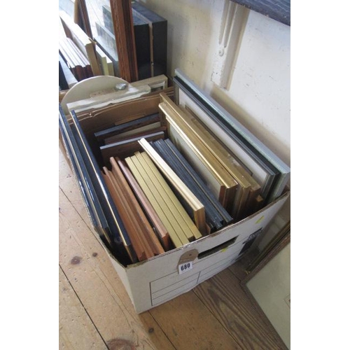 680 - BOX OF PICTURES