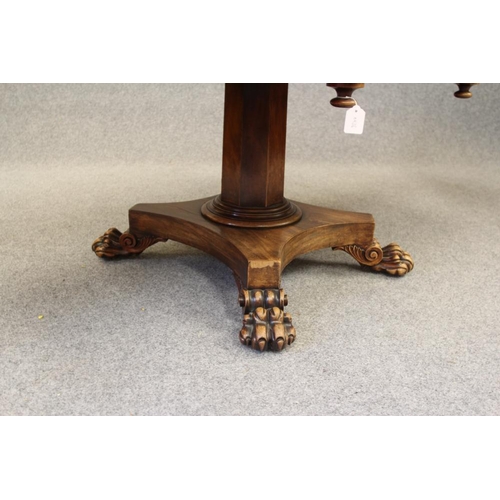 746 - A MAHOGANY BREAKFAST TABLE, early Victorian, of rounded oblong drop leaf form with two separate leav... 