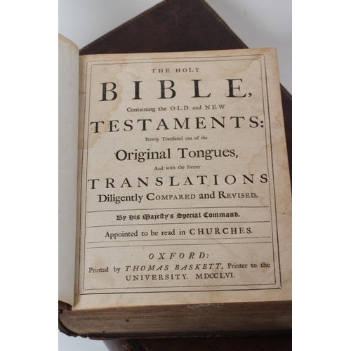 270 - THE GRAND IMPERIAL BIBLE, NOTES & OBSERVATIONS by Rev. James Cookson, 3rd edition, engraved frontisp... 