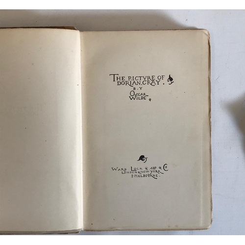 284 - THE PICTURE OF DORIAN GRAY BY OSCAR WILDE, First Edition, Ward Lock and Co, [1891] First issue with ... 