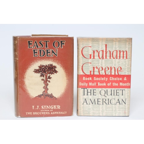 291 - GRAHAM GREENE, The Quiet American, Dec.1955, Book Society Ltd., Heinemann, unclipped, original dust ... 