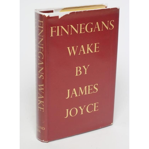 292 - JAMES JOYCE, Finnegans Wake, 1st edition, Faber & Faber, clipped dust jacket but price still present... 