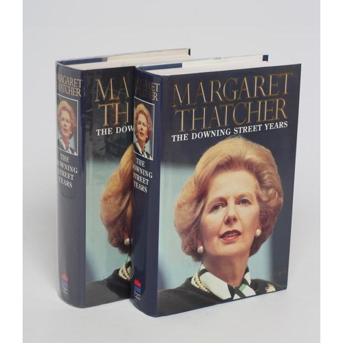 297 - MARGARET THATCHER - The Downing Street Years, 1st edition 1993, signed on title page, unclipped dust... 