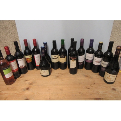 14 - 16 various wines, including 2 bottles 2008 Hardy's Varietal Range Shiraz, 2 bottles 2006 J. P. Chene... 