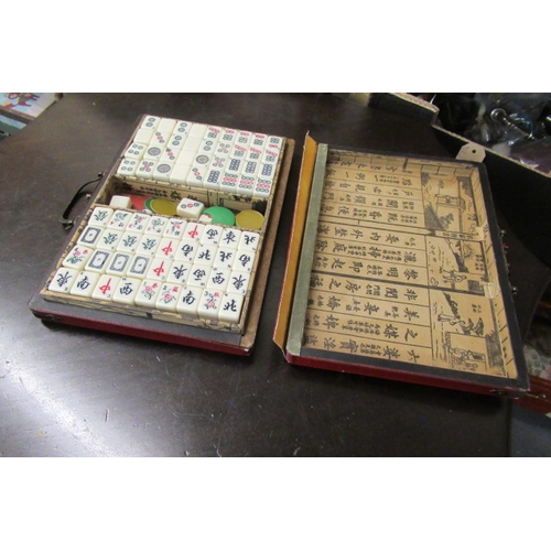 18 - VINTAGE MAHJONG SET