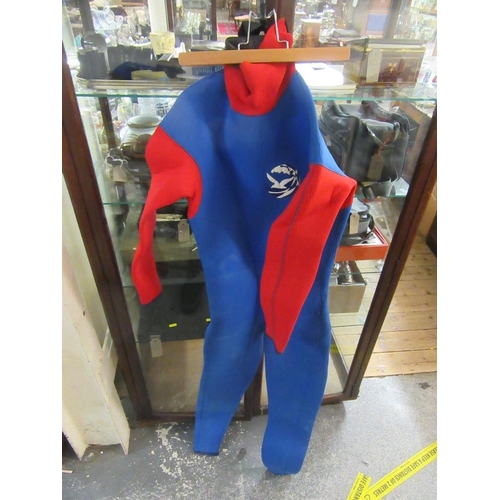 38 - ONE ADULT AND TWO CHILDREN'S WET SUITS