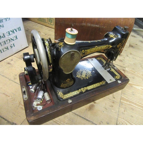 351 - SINGER HAND SEWING MACHINE