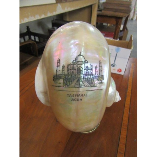 11 - MOTHER OF PEARL SHELL LIGHT FITTING