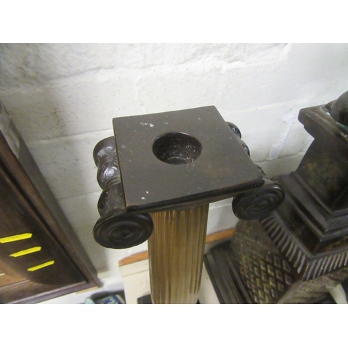 15 - TWO CAST IRON ORNAMENTS