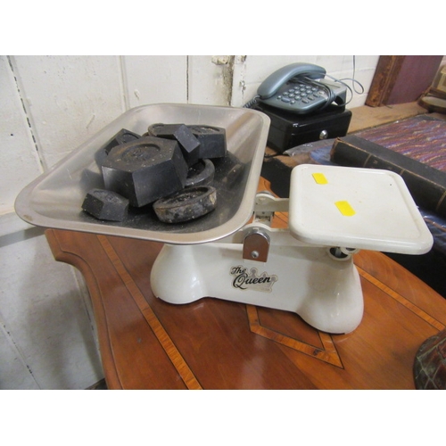 2 - SCALES , WEIGHTS AND COPPER JUG