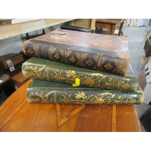 24 - THREE ART JOURNAL BOOKS 1857, 1863 AND 1875