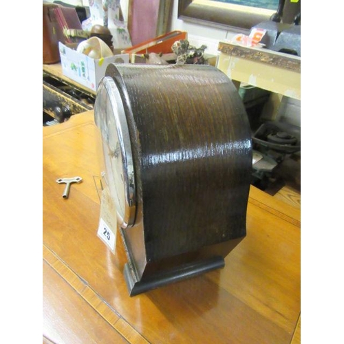 25 - SMITHS MANTEL CLOCK
