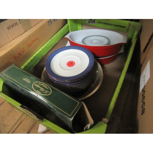 144 - BOX OF DENBY WARE