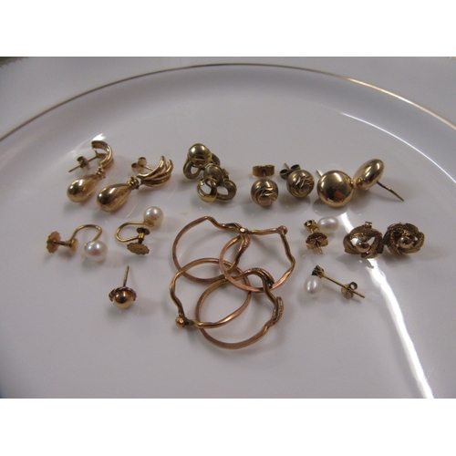 164 - GOLD AND OTHER EARRINGS