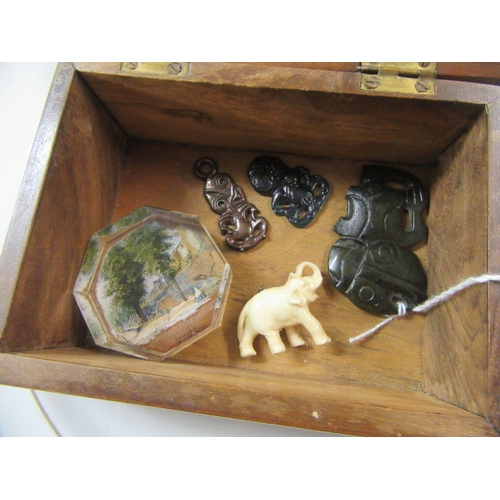 194 - CARVED TIKI AND OTHER ITEMS