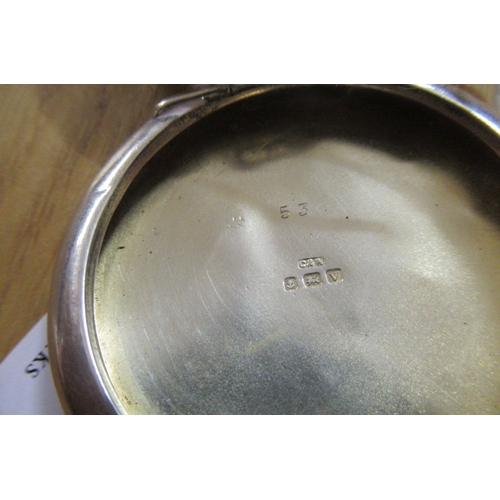 211 - SILVER COMPACT AND FRUIT KNIFE