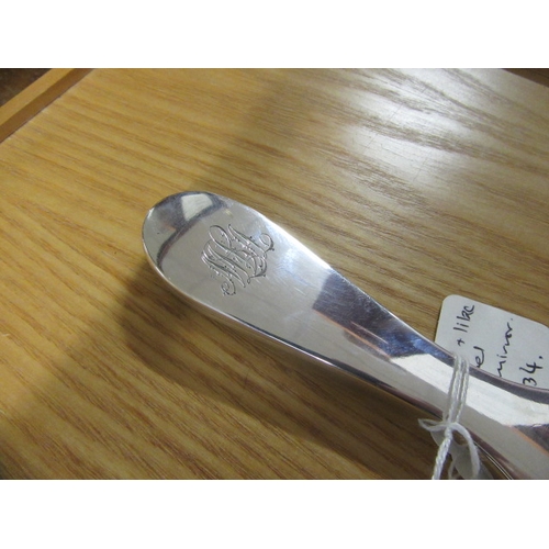 241 - SILVER AND LILAC ENAMEL HAND MIRROR