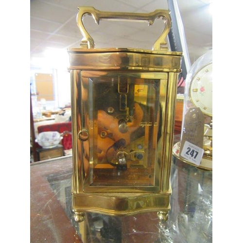 246 - CARRIAGE CLOCK BY H SAMUEL