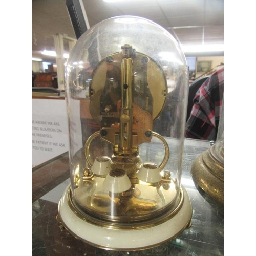 247 - SMALL CLOCK UNDER DOME BY SCHATZ