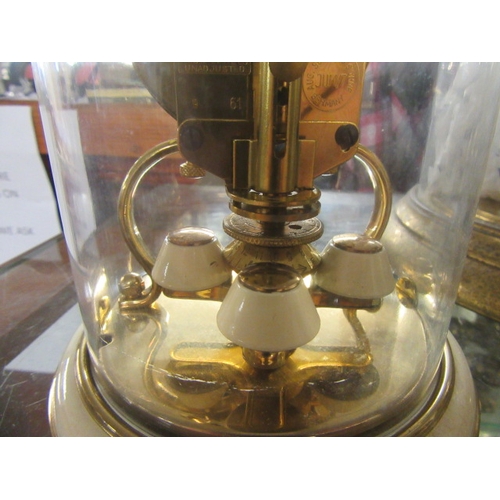 247 - SMALL CLOCK UNDER DOME BY SCHATZ