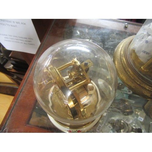 247 - SMALL CLOCK UNDER DOME BY SCHATZ