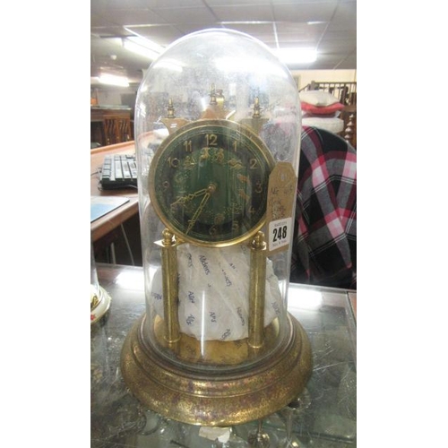 248 - CLOCK UNDER DOME