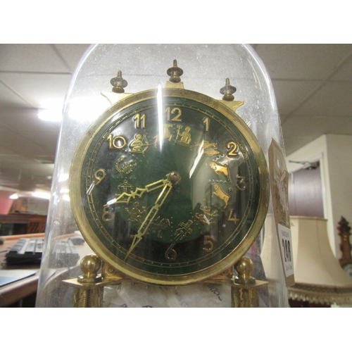 248 - CLOCK UNDER DOME