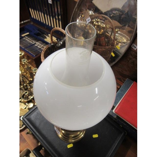 267 - BRASS OIL LAMP
