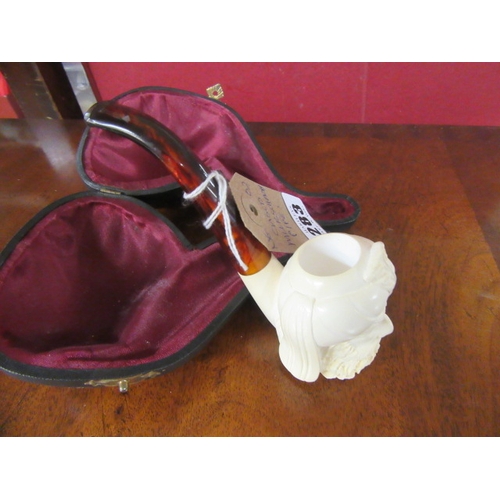 283 - CASED MEERSCHAUM PIPE