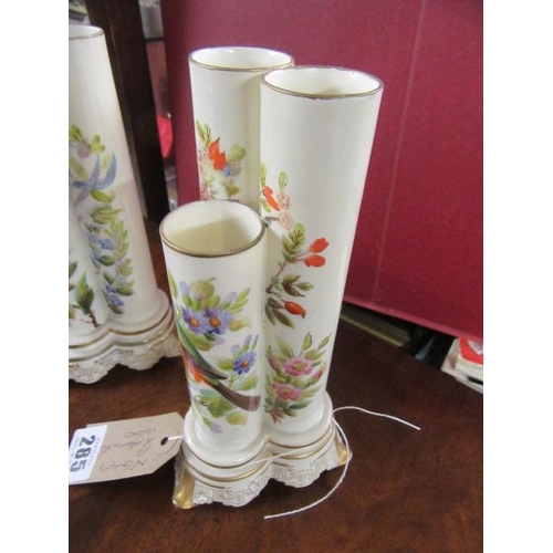 285 - PAIR OF WORCESTER VASES