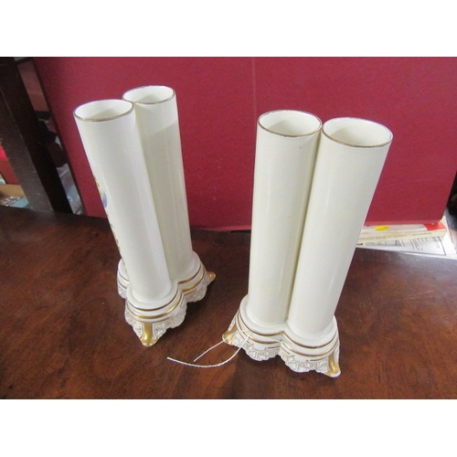 285 - PAIR OF WORCESTER VASES