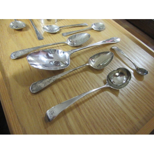 236 - QUANTITY OF SILVER ITEMS INCLUDING A PAIR OF NAPKIN RINGS ETC