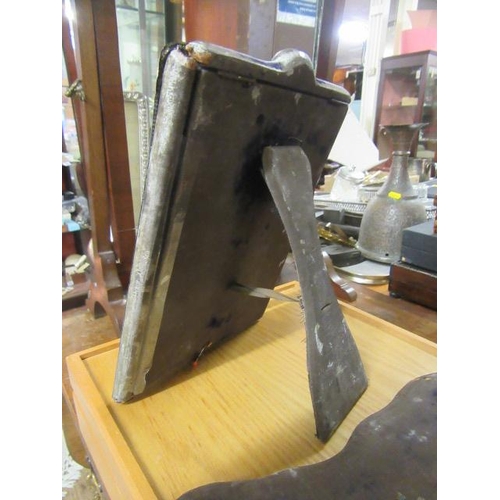 243 - SILVER FRAMED MIRROR AND PHOTOGRAPH FRAME