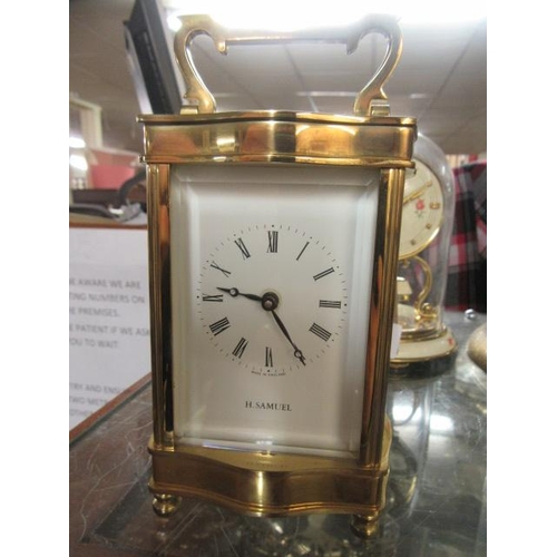 246 - CARRIAGE CLOCK BY H SAMUEL