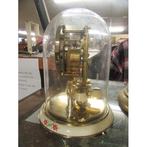 247 - SMALL CLOCK UNDER DOME BY SCHATZ