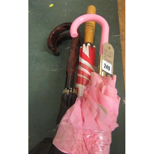 249 - BUNDLE OF UMBRELLAS