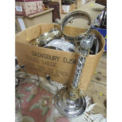 257 - BOX OF EPNS ETC