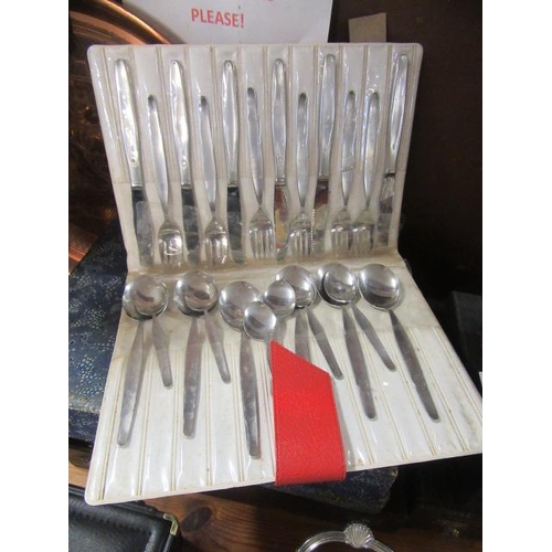 261 - FOUR CASES OF PLATED FLAT WARE