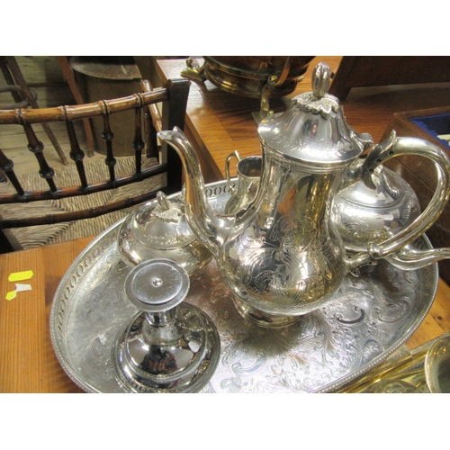 275 - EPNS TRAY AND CONTENTS