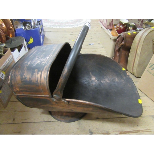 278 - COAL SCUTTLE AND KETTLE