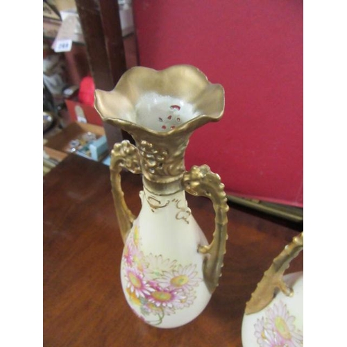 281 - PAIR OF ALEXANDRA PORCELAIN WORKS VASES