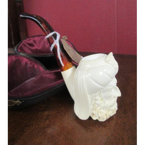 283 - CASED MEERSCHAUM PIPE