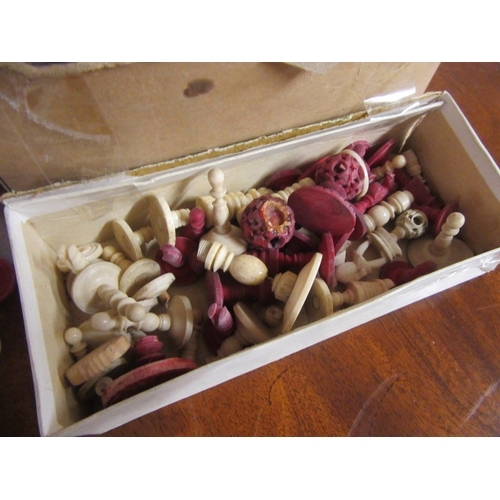 284 - ORIENTAL CHESS SET AND OTHERS