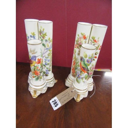 285 - PAIR OF WORCESTER VASES