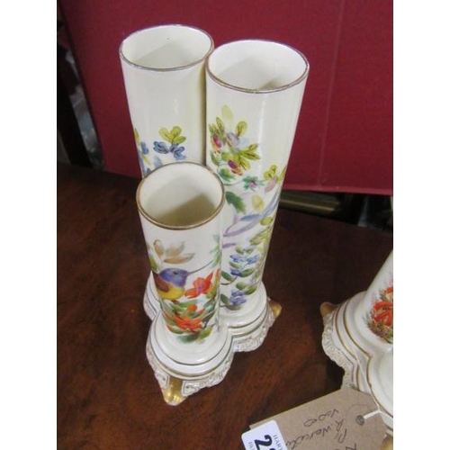 285 - PAIR OF WORCESTER VASES