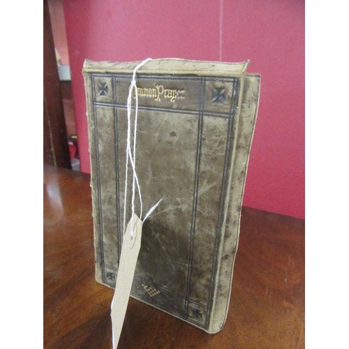 286 - LEATHER BOUND PRAYER BOOK  1871