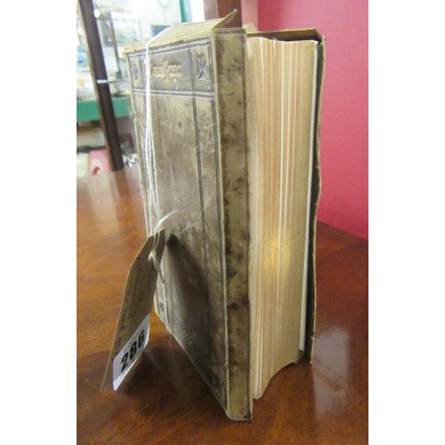 286 - LEATHER BOUND PRAYER BOOK  1871